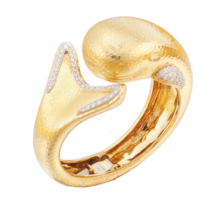 ANDREW CLUNN Diamonds and Gold Cuff