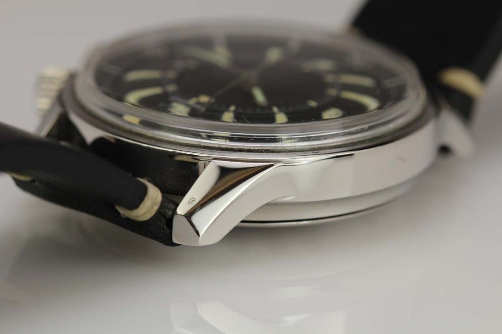 Men's Jaeger-LeCoultre Stainless Steel Polaris Alarm Diver's Watch