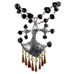 Christian Lacroix Dramatic Runway Pendant Necklace