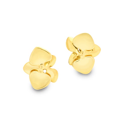 Women's TIFFANY ANGELA CUMMINGS Orchid Gold Earrings