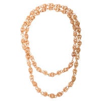 Etched
Smooth Link Gold Chain - Necklace Belt Bracelet Vintage Etched
Smooth Link Gold Chain - Necklace Belt Bracelet