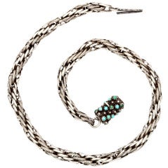 A Significant Georgian Sterling Rope Chain