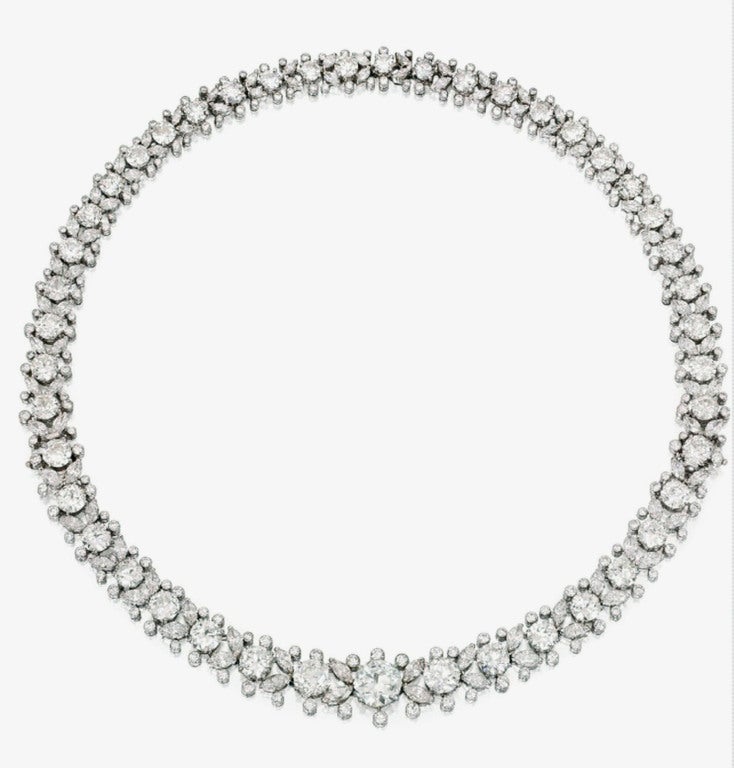 HARRY WINSTON 55 carats Diamond Necklace