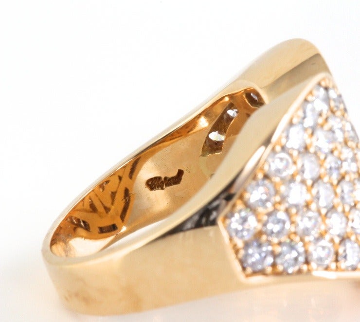 Women's CHOPARD Diamond Yellow Gold Heart Ring