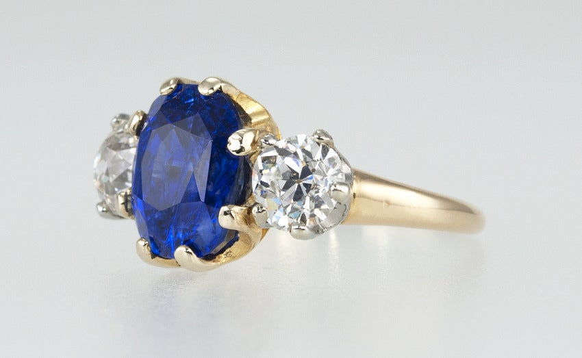 Tiffany Victorian Sapphire Diamond Ring 2
