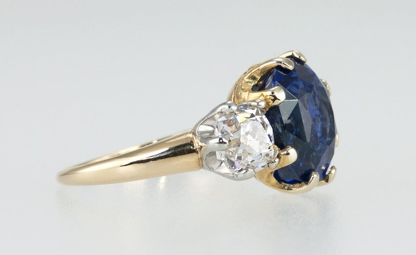 Tiffany Victorian Sapphire Diamond Ring 3