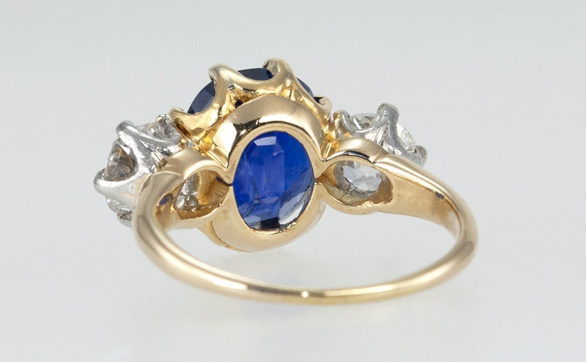 Tiffany Victorian Sapphire Diamond Ring 4