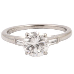 Cartier platinum diamond  ring
