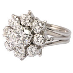 A Beautiful Flower Diamond Ring