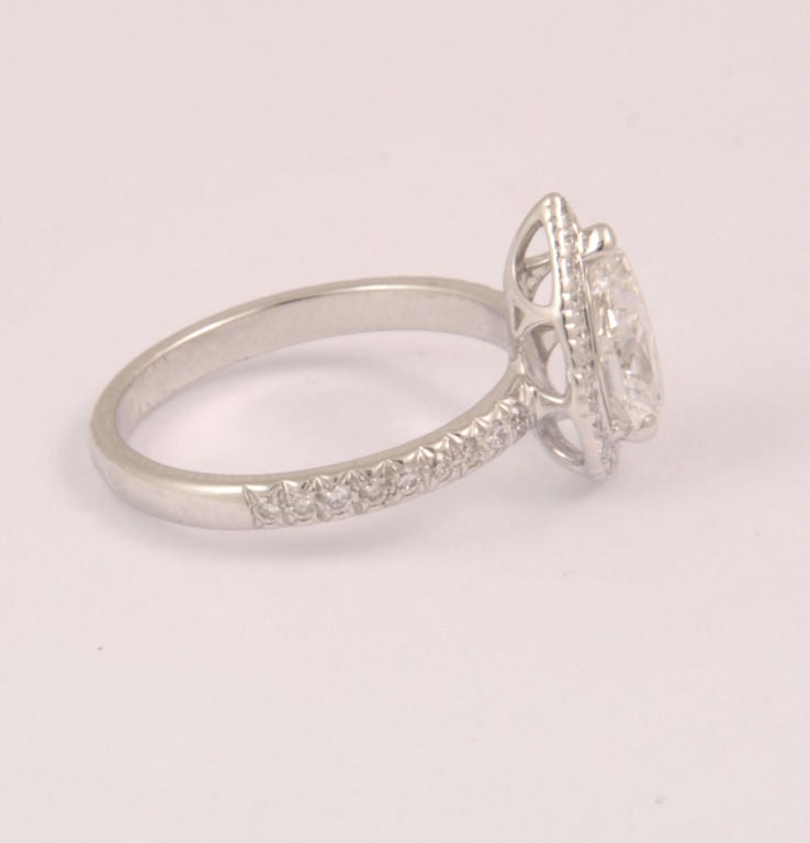An Exceptional Pear Shape Diamond Ring 1