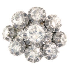 An Art Deco "Flower" Diamond Ring
