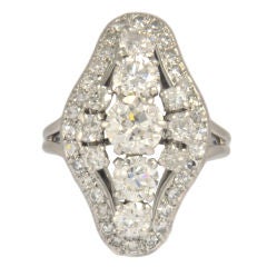 A Magnificent Art Deco Diamond Ring