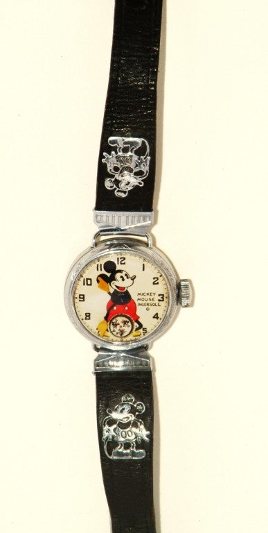 INGERSOLL Rare Original Mickey Mouse Wristwatch with Original Box 1
