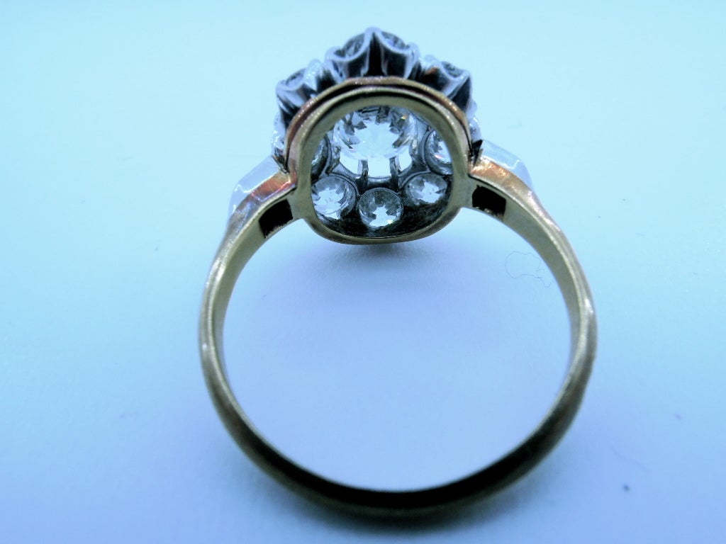 Victorian Diamond Marguerite ring For Sale