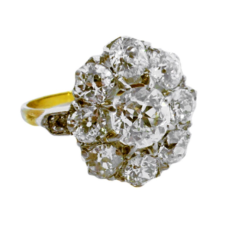Diamond Marguerite ring For Sale
