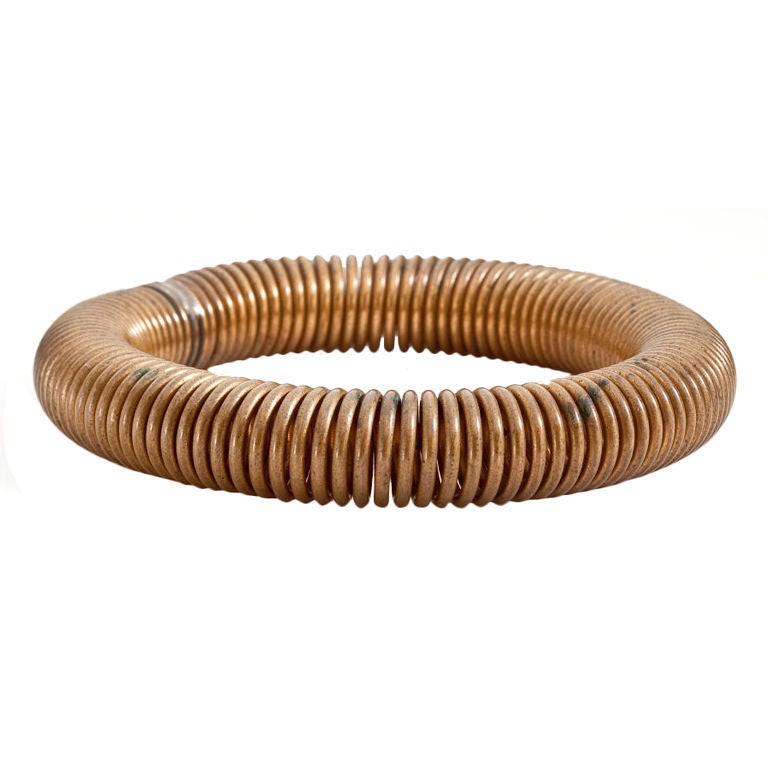 HARRY BERTOIA Bronze Bangle Bracelet (1970's) For Sale