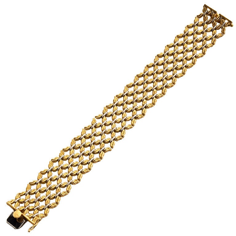 BUCCELLATI Bi-Color Gold Bracelet