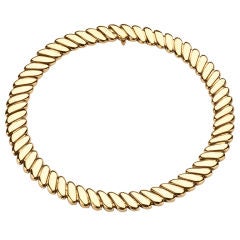 VAN CLEEF & ARPELS Gold Link Necklace