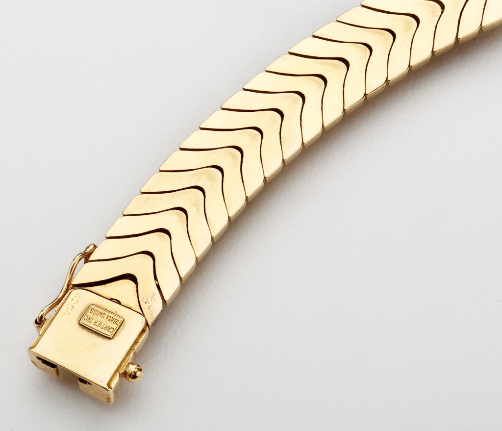 Cartier Diamond Bracelet c1970s In Excellent Condition For Sale In New York, NY