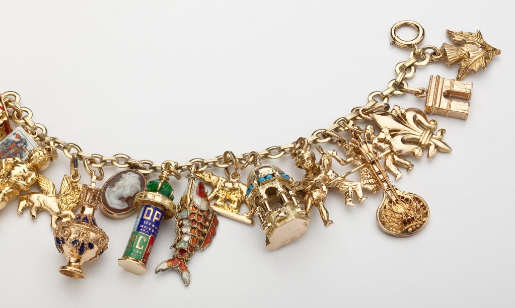 travel charm bracelet