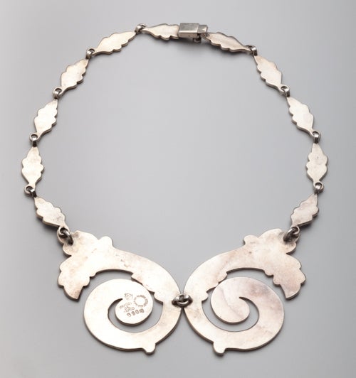 Women's MARGOT DE TAXCO Sterling and Enamel Necklace (1955)