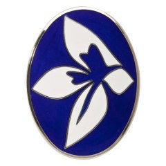 JACK YOUNGERMAN Enamel Flower Pendant/Brooch (1969)