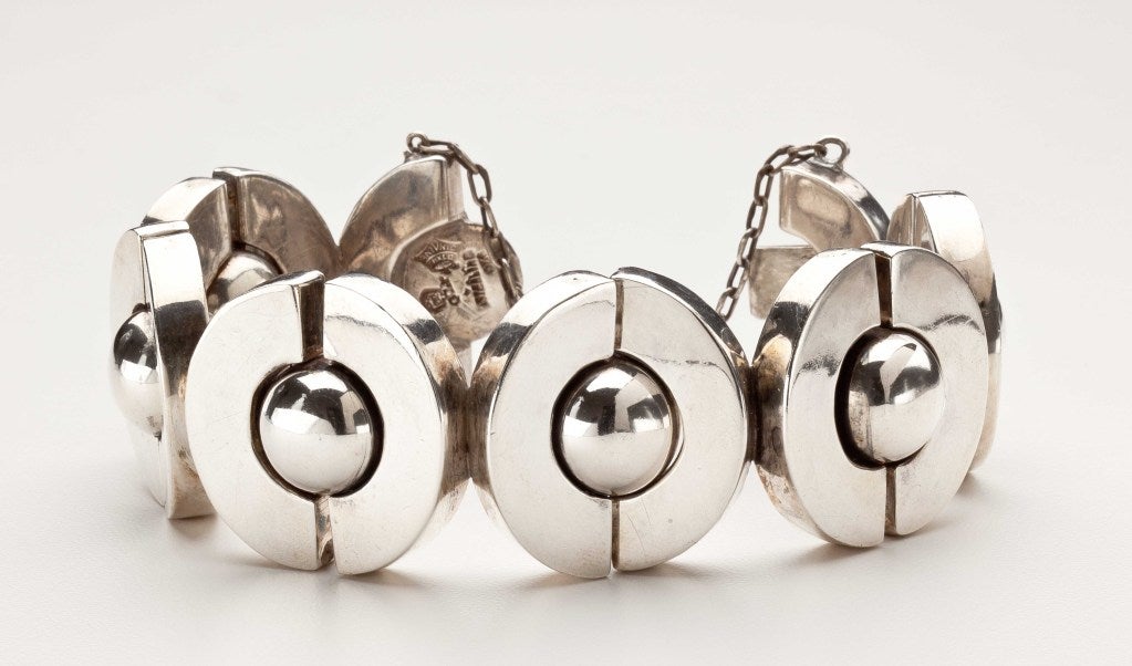 ANTONIO  PINEDA Sterling Silver Link Bracelet