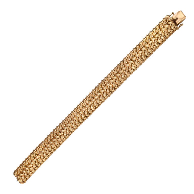 Tiffany Gold Bracelet 1960's For Sale