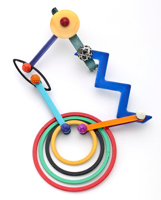 Ettore Sottsass Kinetic Brooch In Good Condition In New York, NY