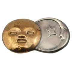 WILLIAM SPRATLING Sun/Moon Brooch