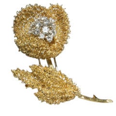 Vintage Van Cleef 
Arpels Flower Brooch