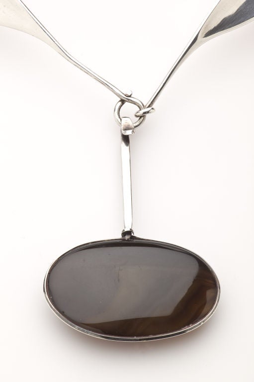 Women's GEORG JENSEN Sterling Necklace by Torun (1968)