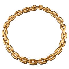 CARTIER 1970's Classic Gold Necklace 