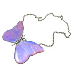 Sterling Silver Butterfly Pin (convertible to necklace)