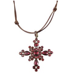 Georgian Garnet Pendent