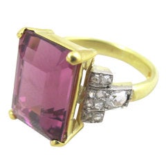 Gold and Tourmaline Cocktail Ring