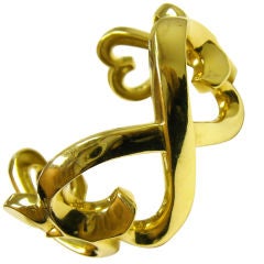 Paloma Picaso For Tiffany & Co. Gold Heart Bangle