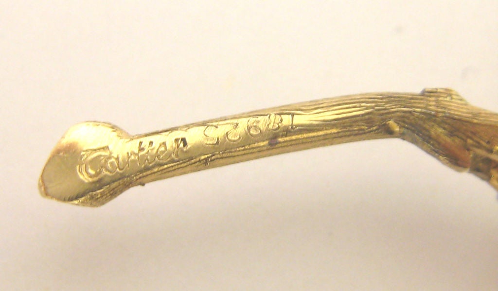 A Cartier Rose Brooch