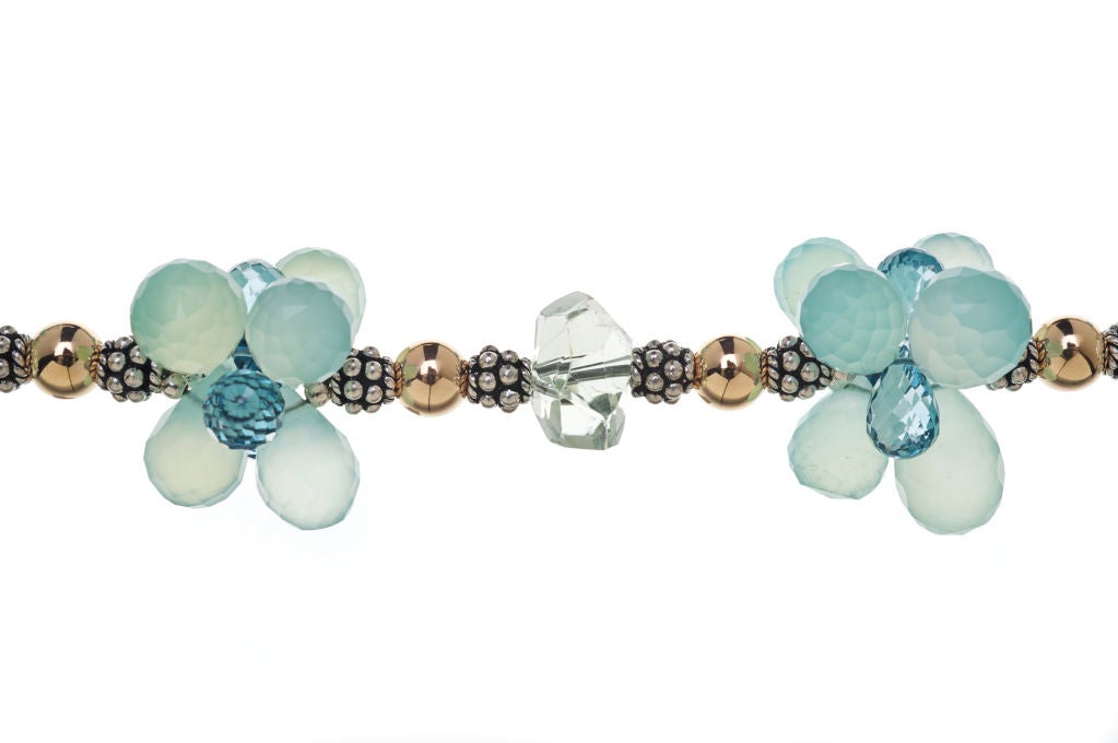 Women's Aquamarine Pendant Necklace
