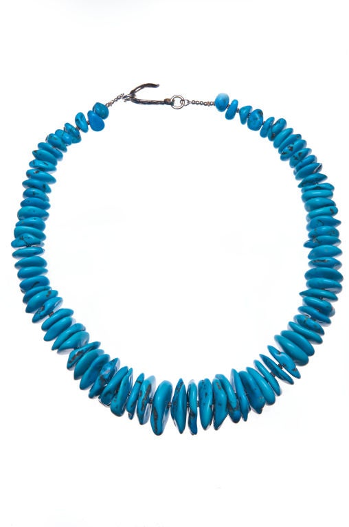 Globe Mine Sleeping Beauty Turquoise Necklace  1