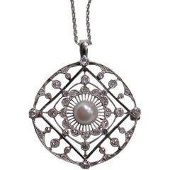 Elegantly Simple Edwardian Pendant/Pin