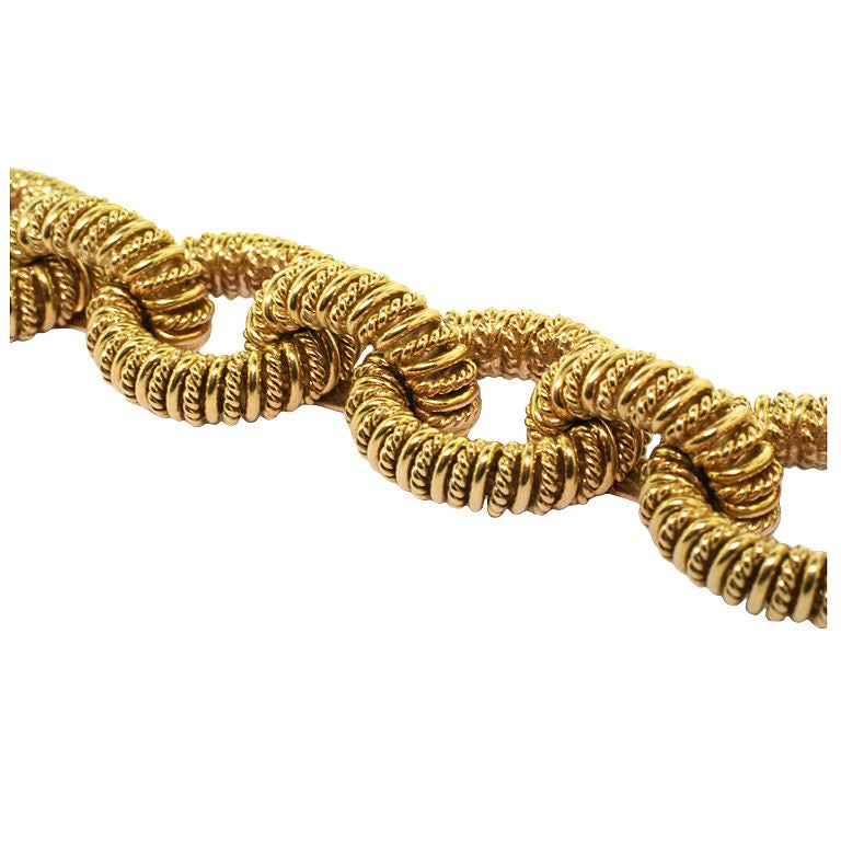 BOUCHERON. Gelbgold-Armband.