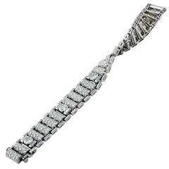 A Diamond Art Deco Bracelet