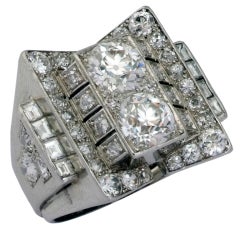 RENE BOIVIN. A Diamond Dress Ring.