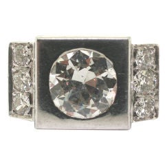 RENE BOIVIN. A diamond ring.
