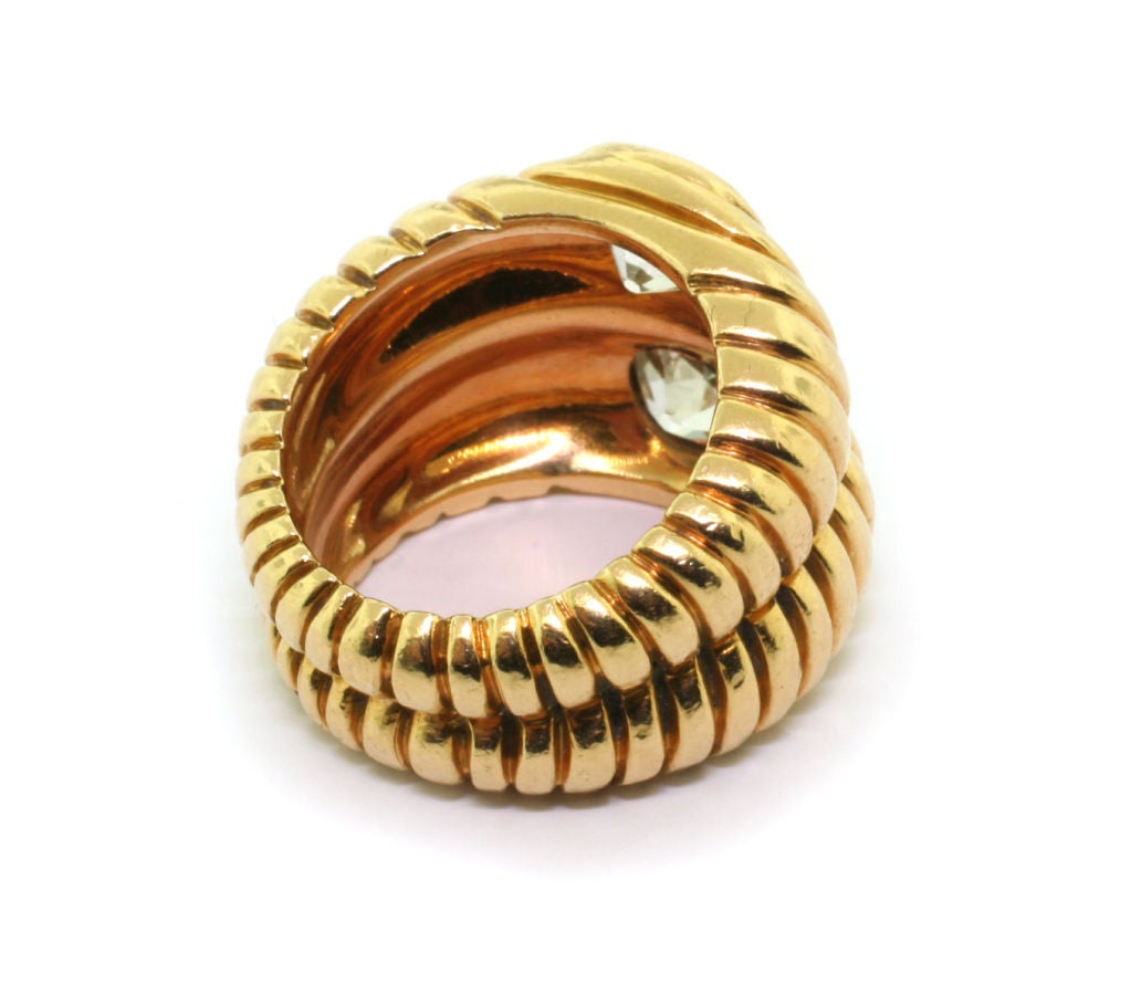 Women's RENE BOIVIN. A Diamond Yellow Gold 