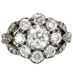 Elegance Abounds -  Diamond Cluster Ring