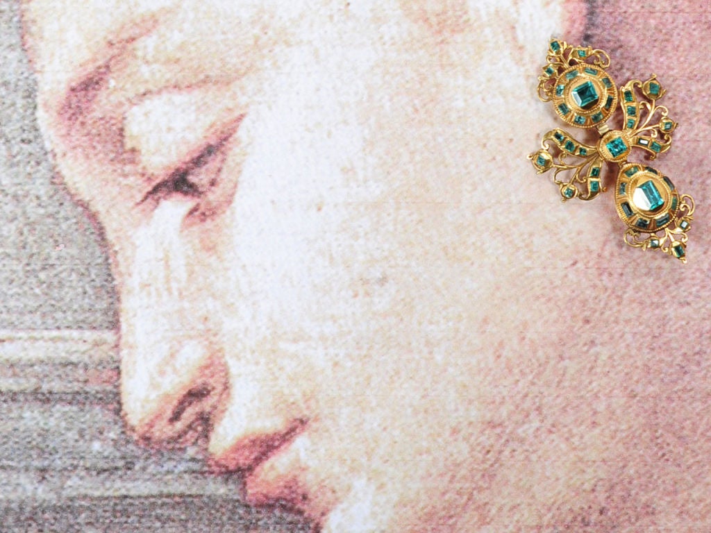 Very Scarce: Antique Emerald Earrings of the Iberian Peninsula 4