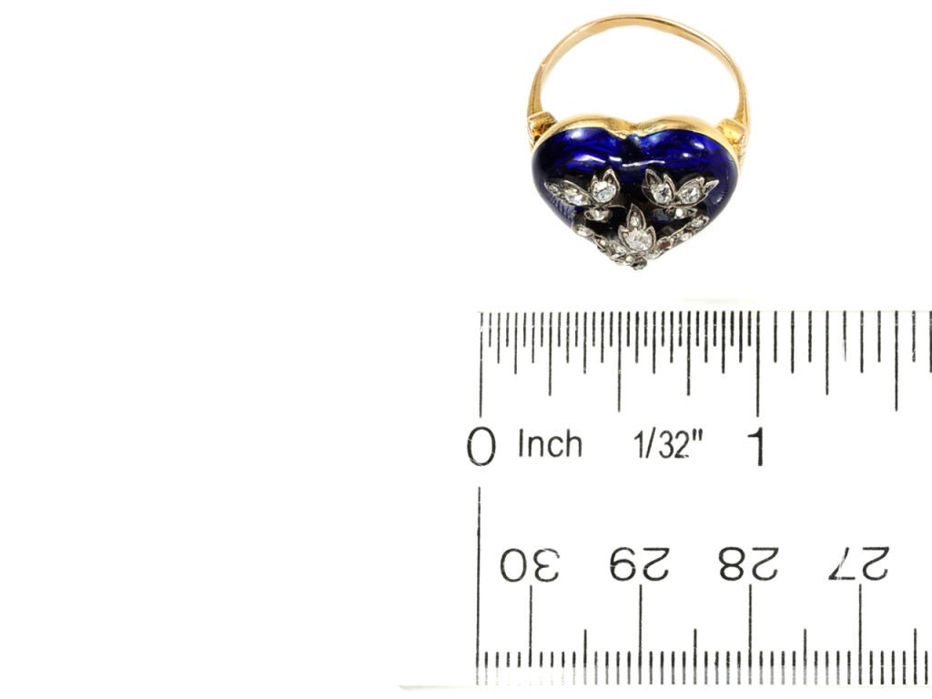 Locked in Embrace - Diamond Heart Locket Ring 1