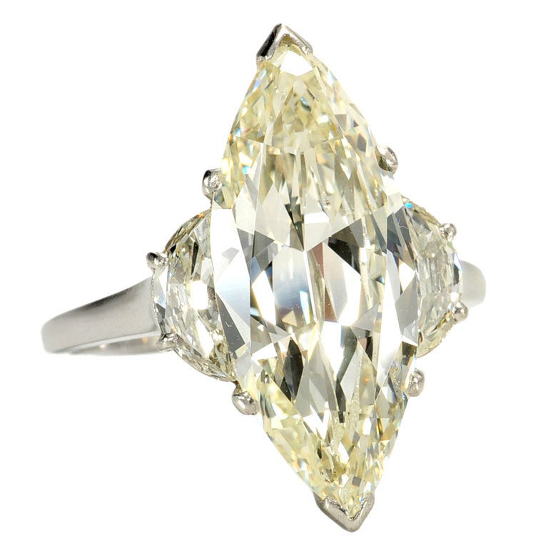 The Most Sensual Diamond Around -  6.49 Carats! For Sale